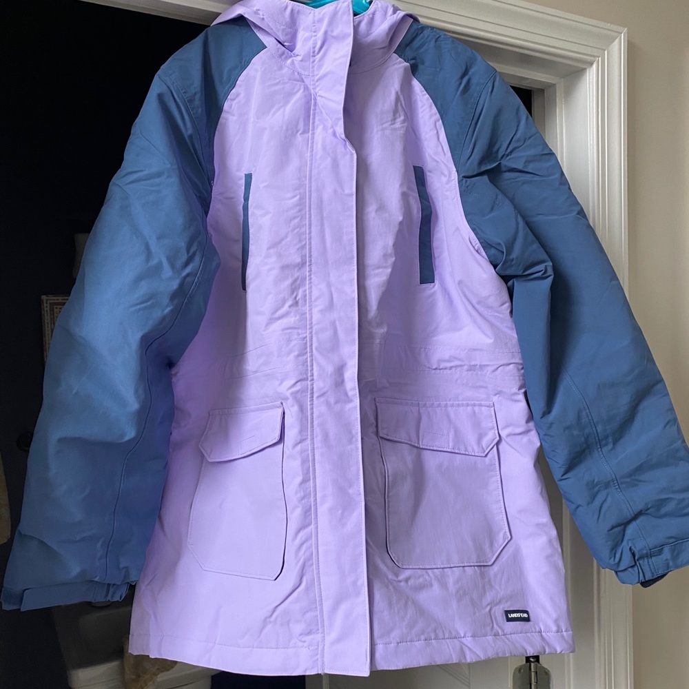 Land End Waterproof jacket with hood
